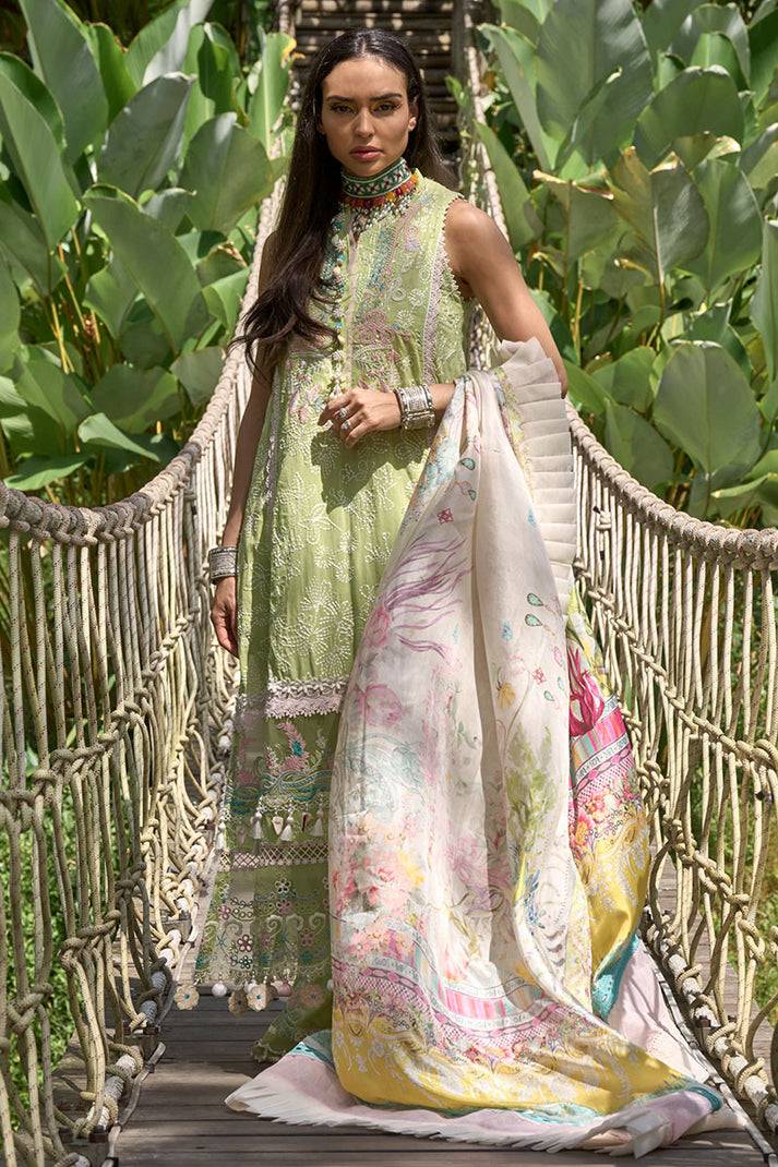 Ansab Jahangir | Zoha Lawn 24 | LOTUS POD - Pakistani Designer Dress - by Ansab Jahangir | Type: Luxury - 100% Original at Saira Sultan