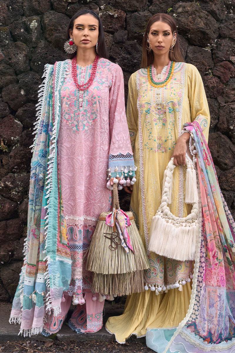 Ansab Jahangir | Zoha Lawn 24 | MARIGOLD - Pakistani Designer Dress - by Ansab Jahangir | Type: Luxury - 100% Original at Saira Sultan