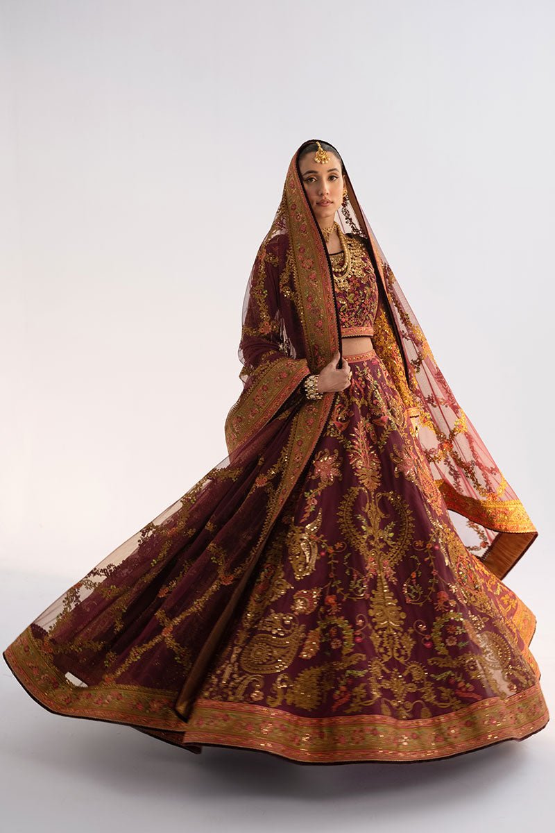 Fahad Hussayn | Ashk o Atar | ARGHAVAN Custom Size Wine Berry Net