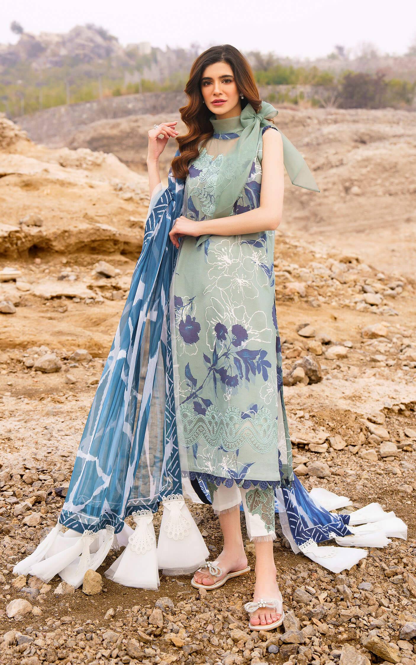 Asifa and Nabeel | Meraki Summer 24 | Miya - Pakistani Designer Dress - by Asifa and Nabeel | Type: Luxury - 100% Original at Saira Sultan