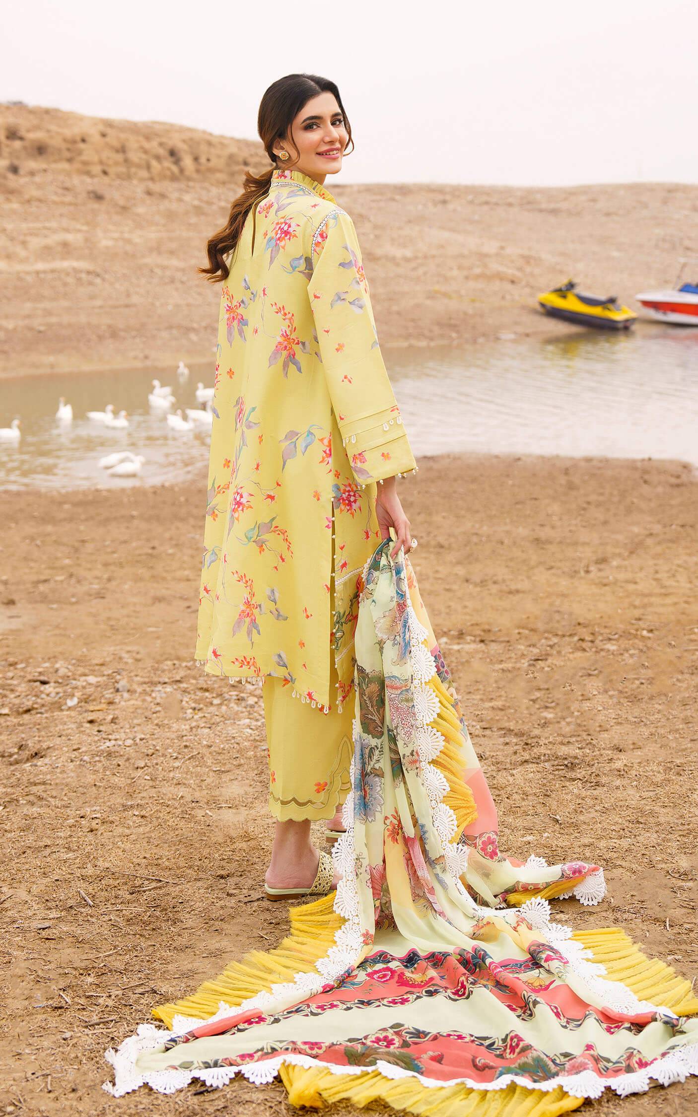 Asifa and Nabeel | Meraki Summer 24 | ORCHID-U141M007 - Pakistani Designer Dress - by Asifa and Nabeel | Type: Luxury - 100% Original at Saira Sultan