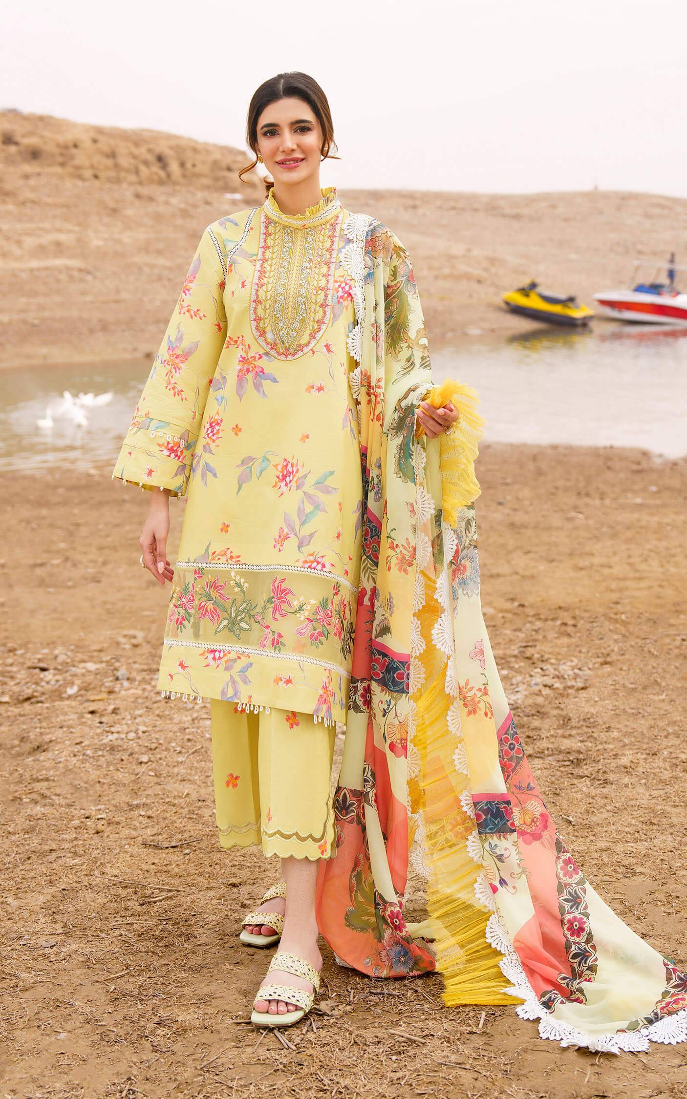Asifa and Nabeel | Meraki Summer 24 | ORCHID-U141M007 - Pakistani Designer Dress - by Asifa and Nabeel | Type: Luxury - 100% Original at Saira Sultan