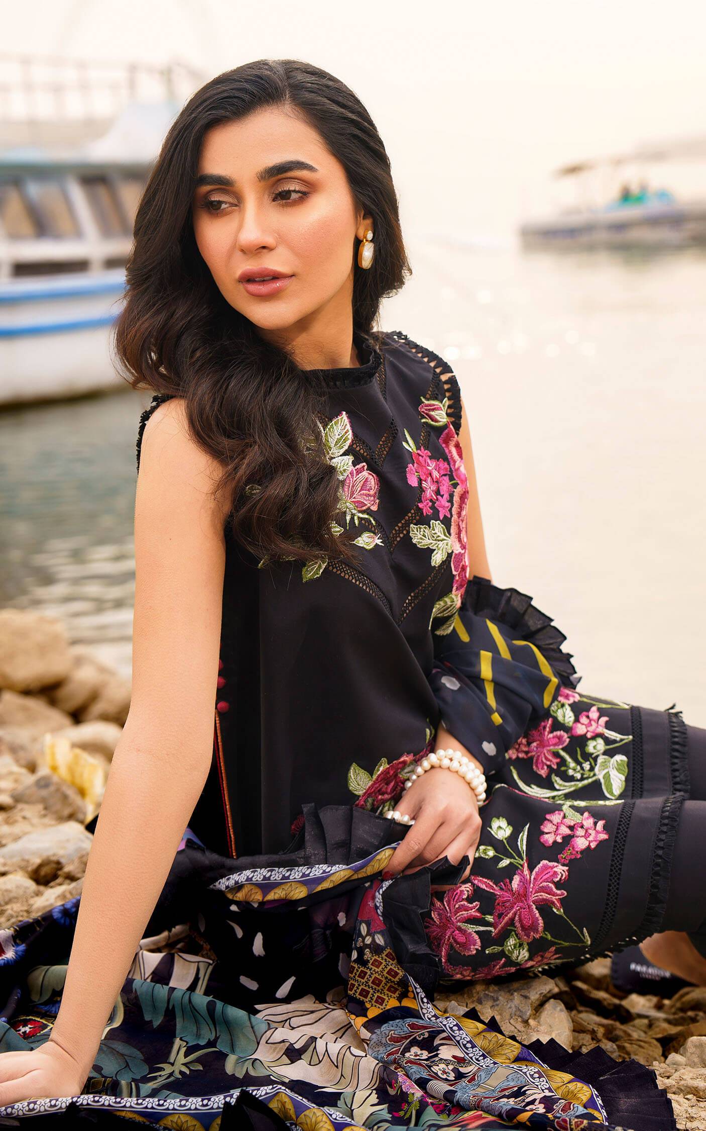 Asifa and Nabeel | Meraki Summer 24 | DAPHNE-U141M019 - Pakistani Designer Dress - by Asifa and Nabeel | Type: Luxury - 100% Original at Saira Sultan