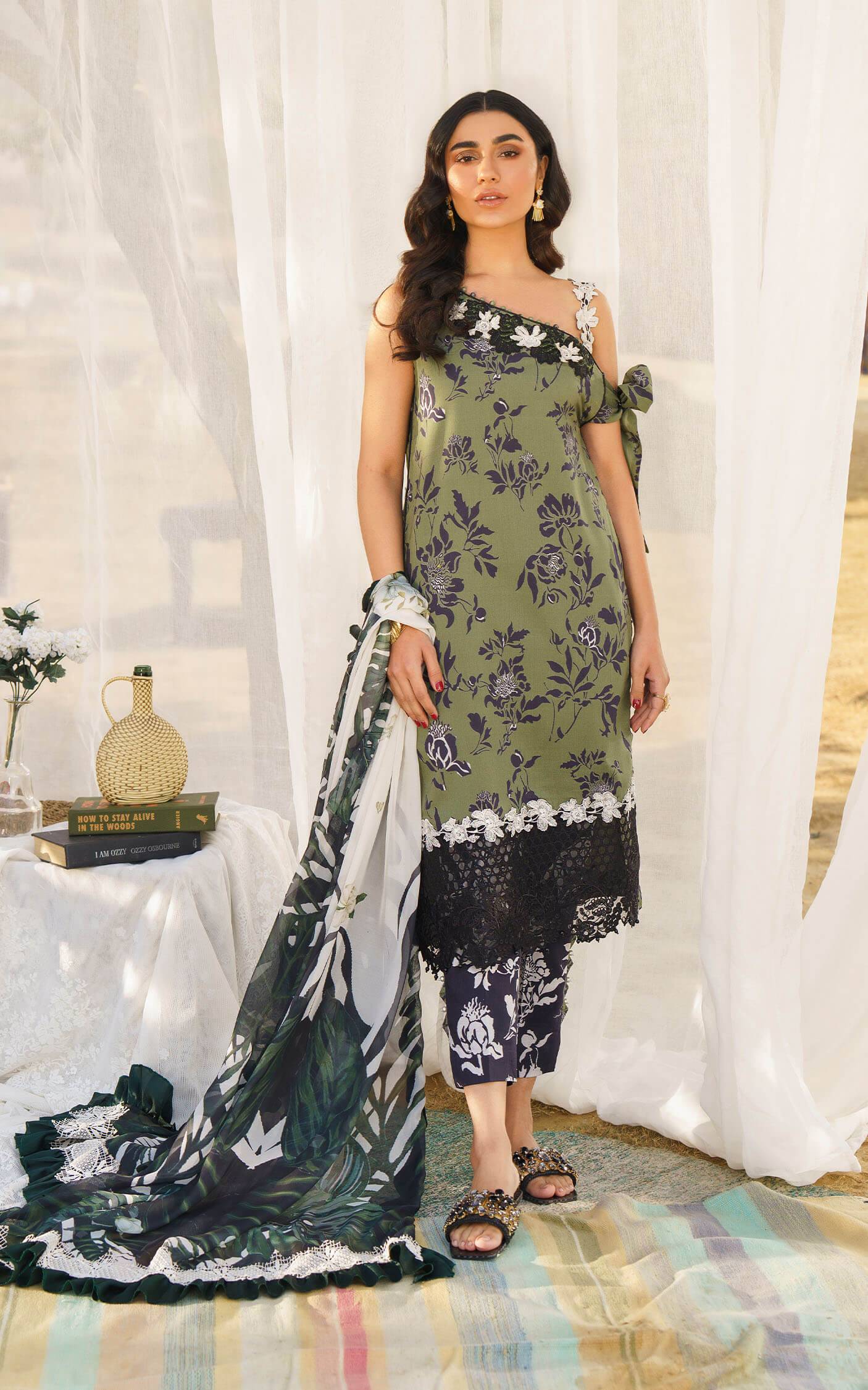 Asifa and Nabeel | Meraki Summer 24 | DARCY-U141M011 - Pakistani Designer Dress - by Asifa and Nabeel | Type: Luxury - 100% Original at Saira Sultan