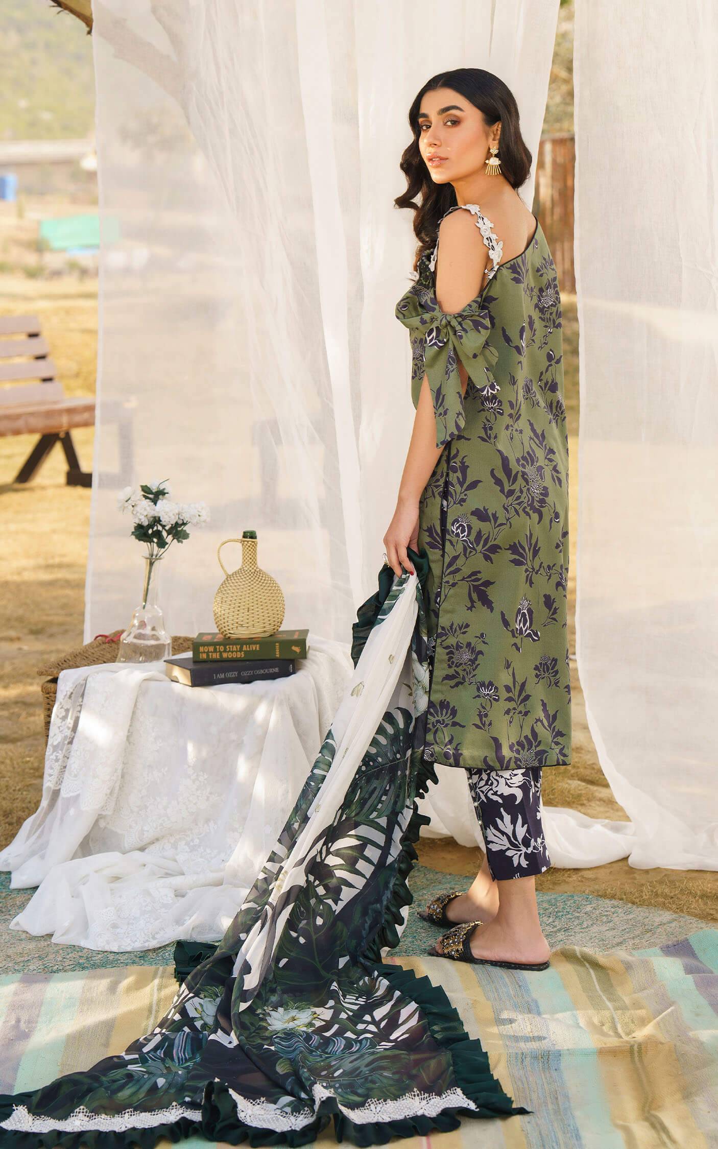 Asifa and Nabeel | Meraki Summer 24 | DARCY-U141M011 - Pakistani Designer Dress - by Asifa and Nabeel | Type: Luxury - 100% Original at Saira Sultan