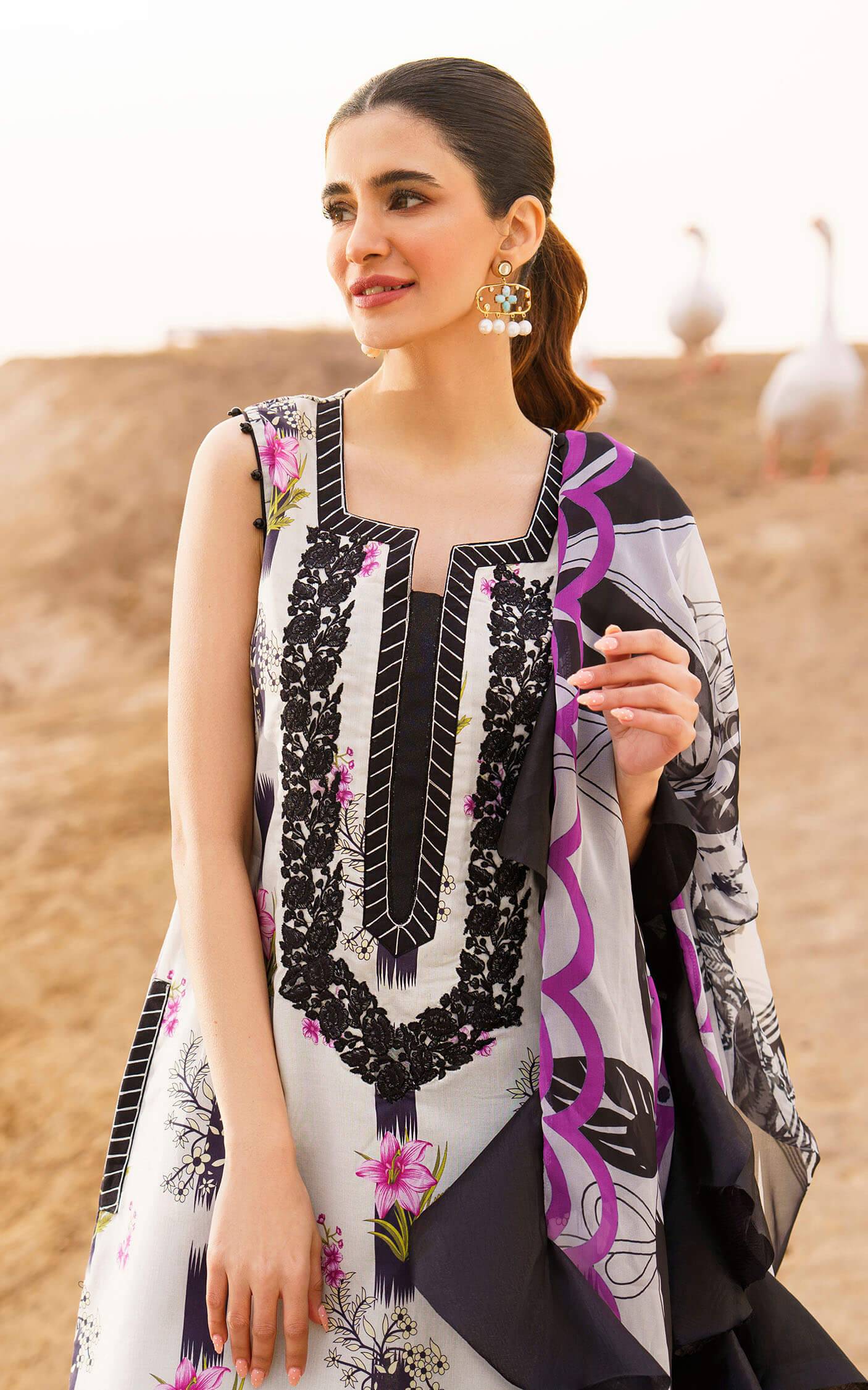 Asifa and Nabeel | Meraki Summer 24 | Echo - Pakistani Designer Dress - by Asifa and Nabeel | Type: Luxury - 100% Original at Saira Sultan