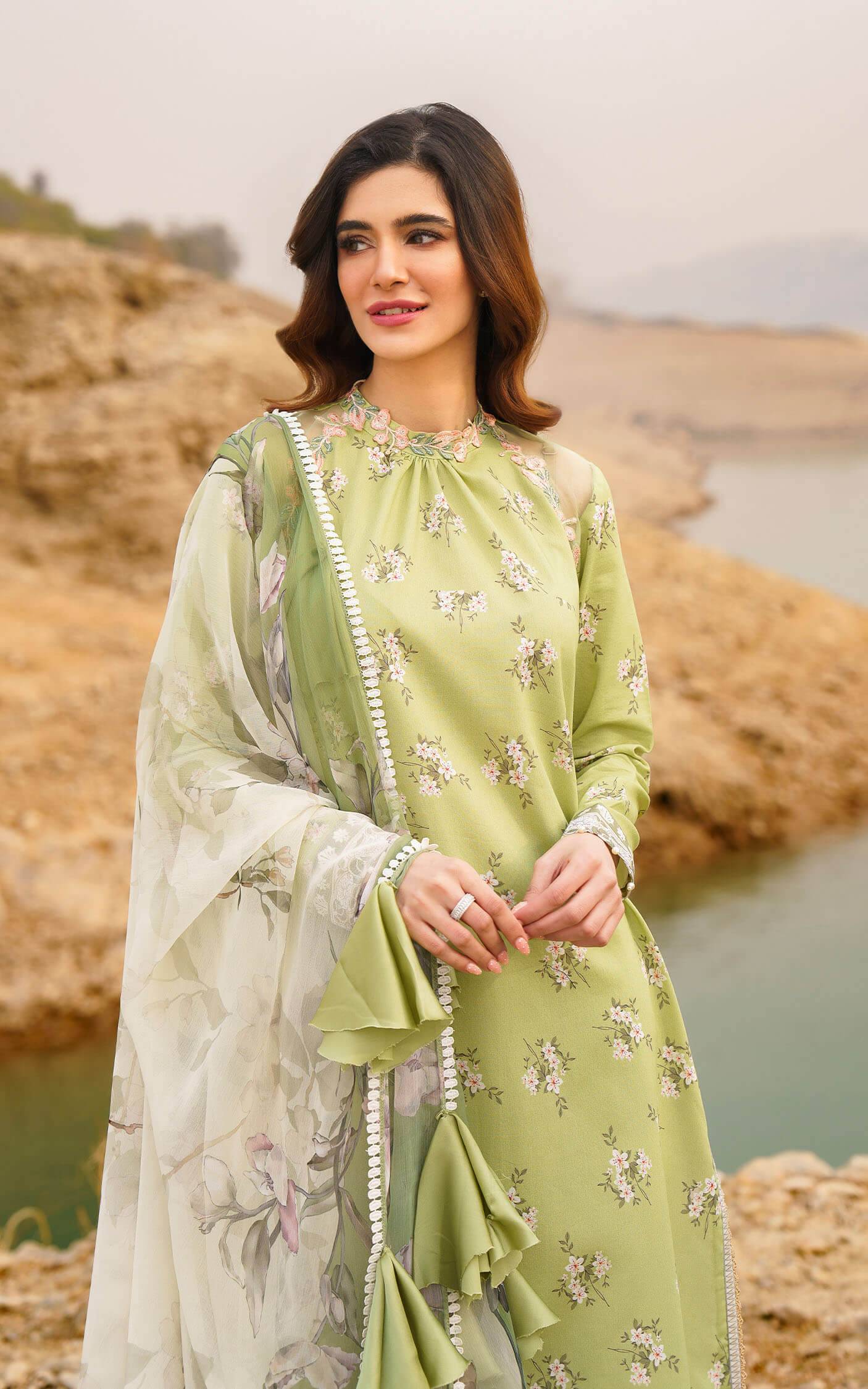 Asifa and Nabeel | Meraki Summer 24 | Lara - Pakistani Designer Dress - by Asifa and Nabeel | Type: Luxury - 100% Original at Saira Sultan