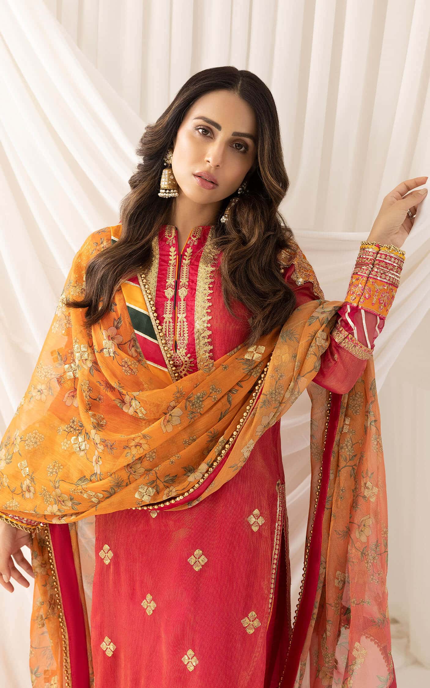Asifa and Nabeel | Barasti Festive 23 | Sunehri (ANB-04) - Pakistani Designer Dress - by Asifa and Nabeel | Type: Bridal - 100% Original at Saira Sultan