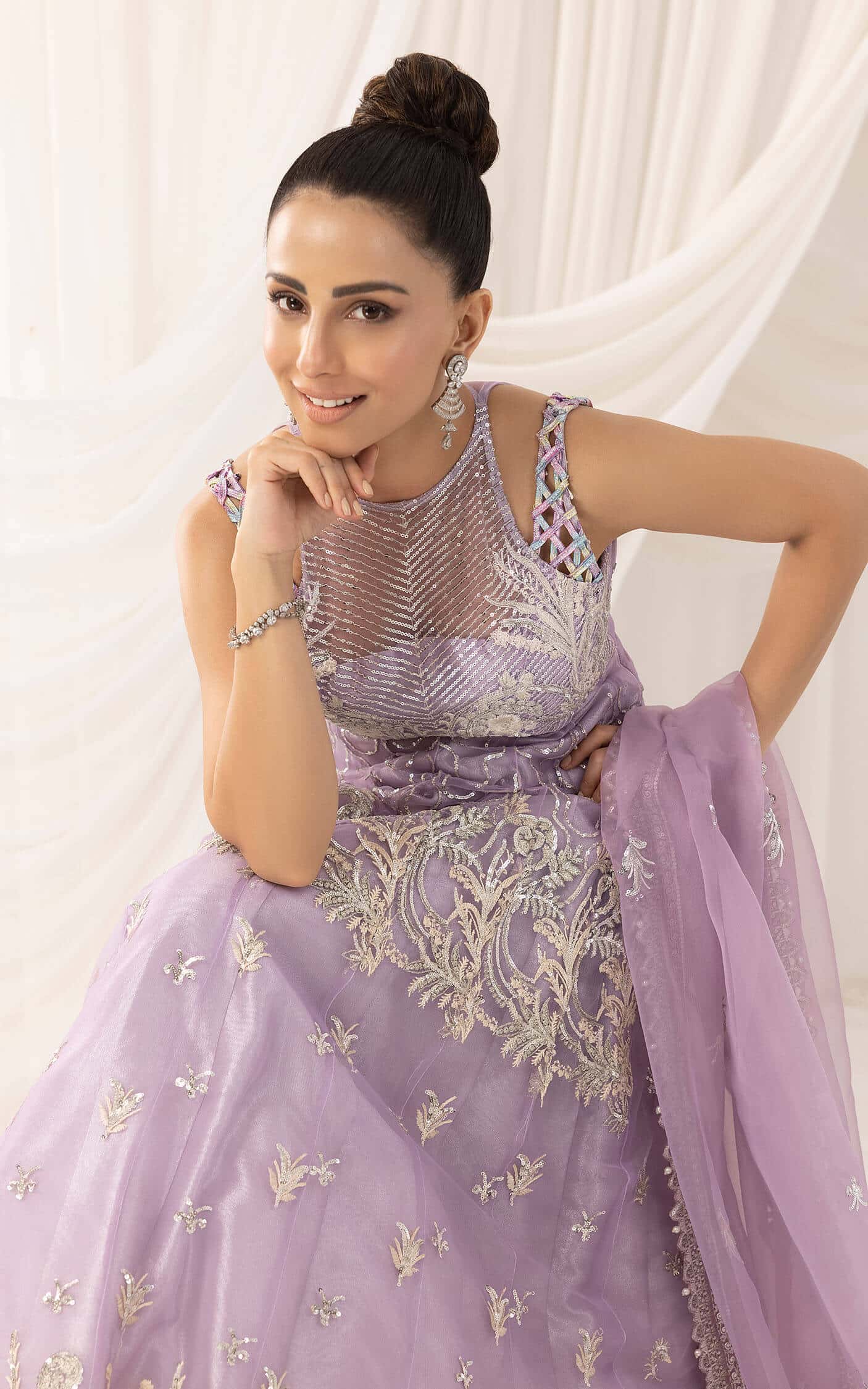 Asifa and Nabeel | Barasti Festive 23 | Risham (ANB-09) - Pakistani Designer Dress - by Asifa and Nabeel | Type: Bridal - 100% Original at Saira Sultan