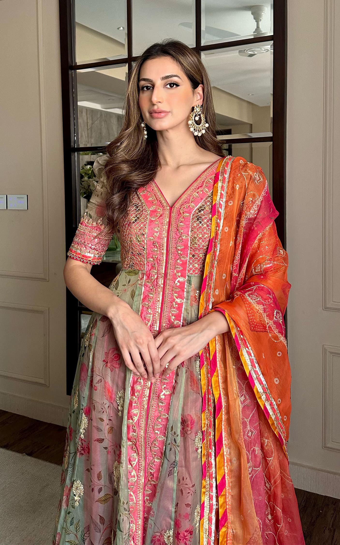 Asifa and Nabeel | Barasti Festive 23 | Rangoli (ANB-01) - Pakistani Designer Dress - by Asifa and Nabeel | Type: Bridal - 100% Original at Saira Sultan