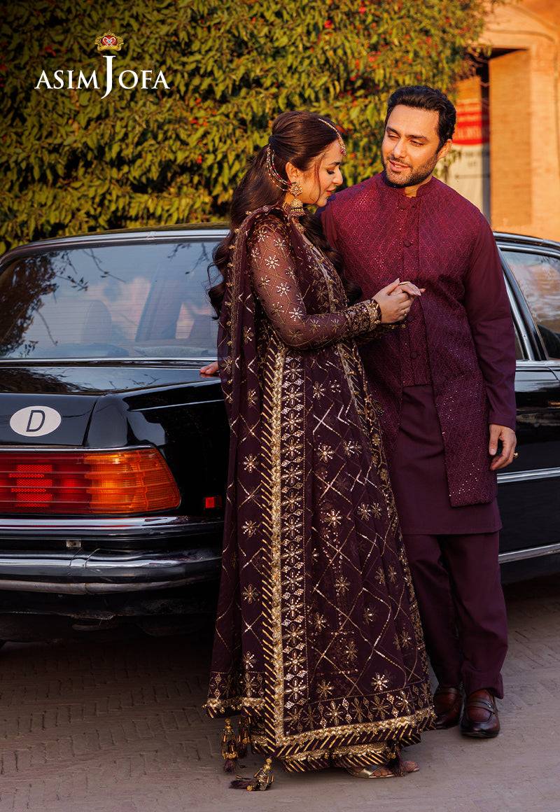 Asim Jofa | Chikankari Eid24 | AJCE-05 - Pakistani Designer Dress - by Asim Jofa | Type: Formal - 100% Original at Saira Sultan