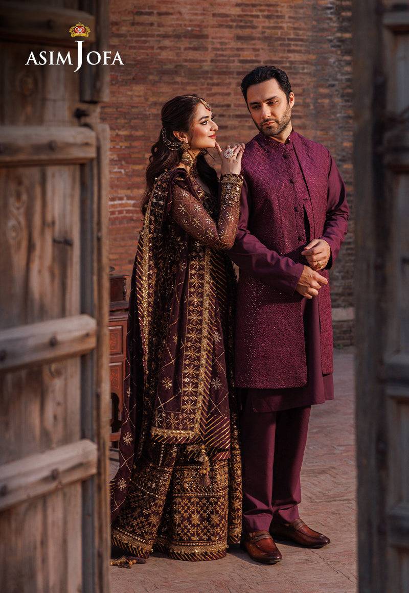 Asim Jofa | Chikankari Eid24 | AJCE-05 - Pakistani Designer Dress - by Asim Jofa | Type: Formal - 100% Original at Saira Sultan