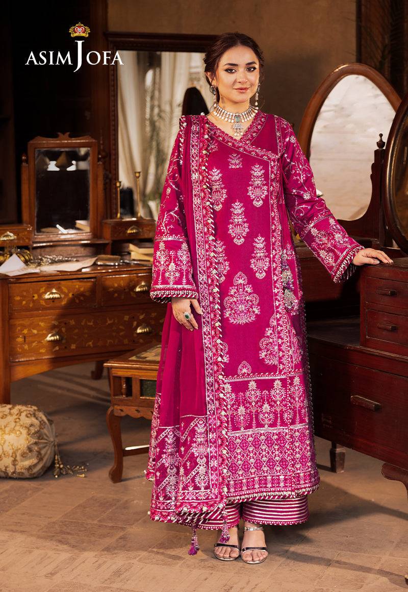 Asim Jofa | Chikankari Eid24 | AJCE-09 - Pakistani Designer Dress - by Asim Jofa | Type: Formal - 100% Original at Saira Sultan