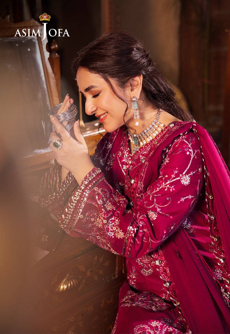 Asim Jofa | Chikankari Eid24 | AJCE-09 - Pakistani Designer Dress - by Asim Jofa | Type: Formal - 100% Original at Saira Sultan