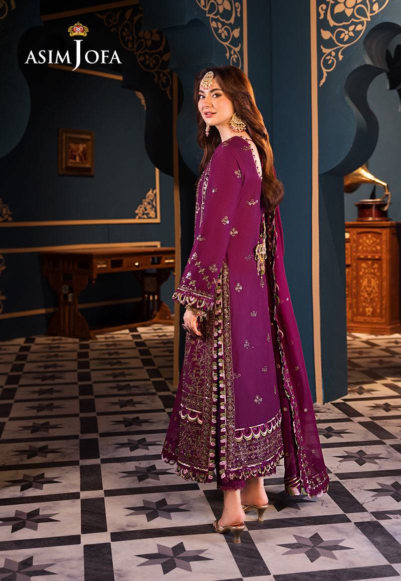 Asim Jofa | Fasana e Ishq Eid Luxury Lawn | AJFI-11 - Pakistani Designer Dress - by Asim Jofa | Type: Luxury - 100% Original at Saira Sultan