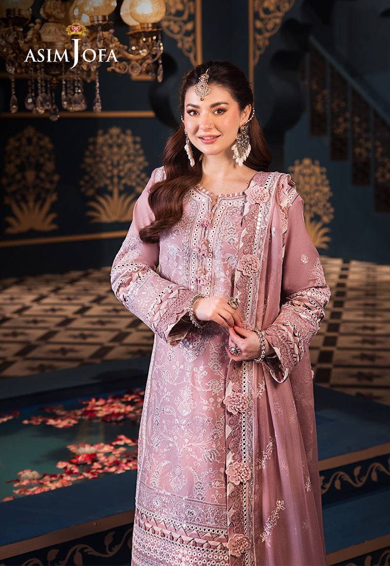 Asim Jofa | Fasana e Ishq Eid Luxury Lawn | AJFI-02 - Pakistani Designer Dress - by Asim Jofa | Type: Luxury - 100% Original at Saira Sultan
