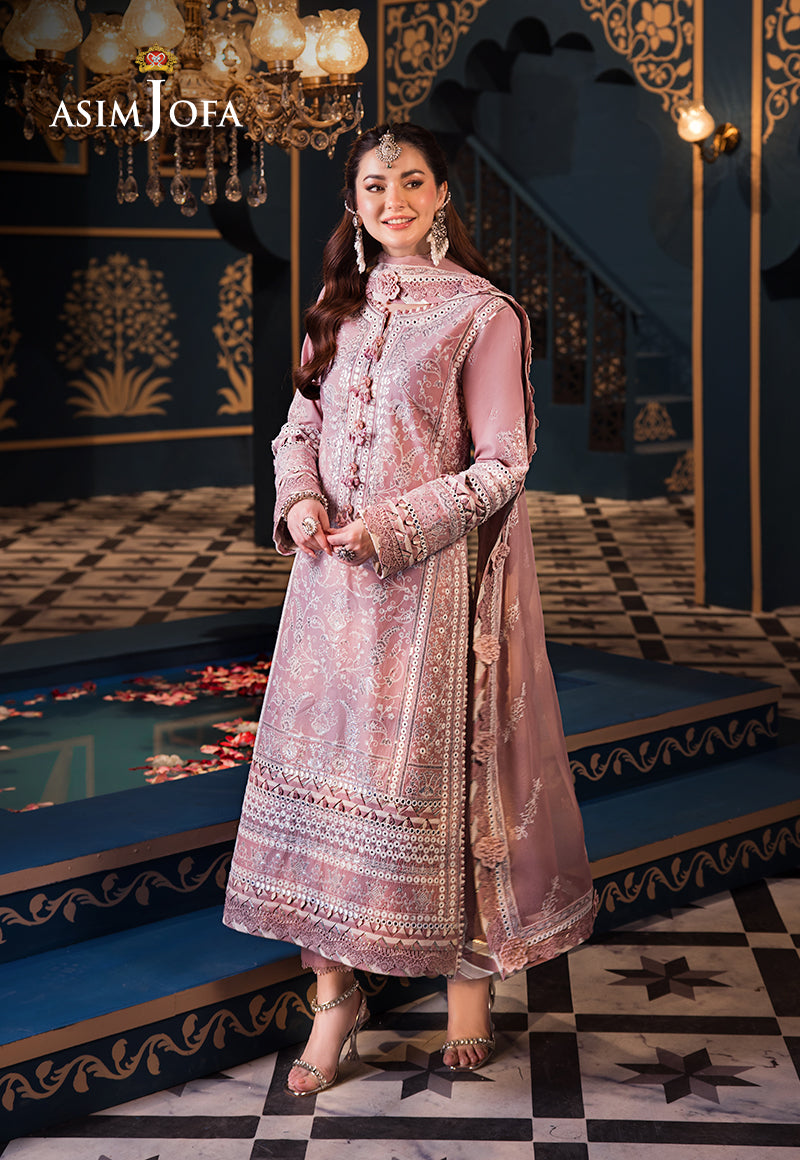 Asim Jofa | Fasana e Ishq Eid Luxury Lawn | AJFI-02 - Pakistani Designer Dress - by Asim Jofa | Type: Luxury - 100% Original at Saira Sultan