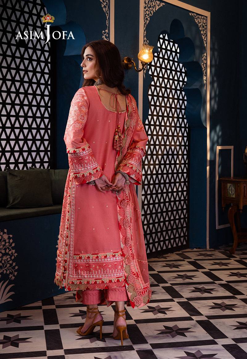 Asim Jofa | Fasana e Ishq Eid Luxury Lawn | AJFI-07 - Pakistani Designer Dress - by Asim Jofa | Type: Luxury - 100% Original at Saira Sultan