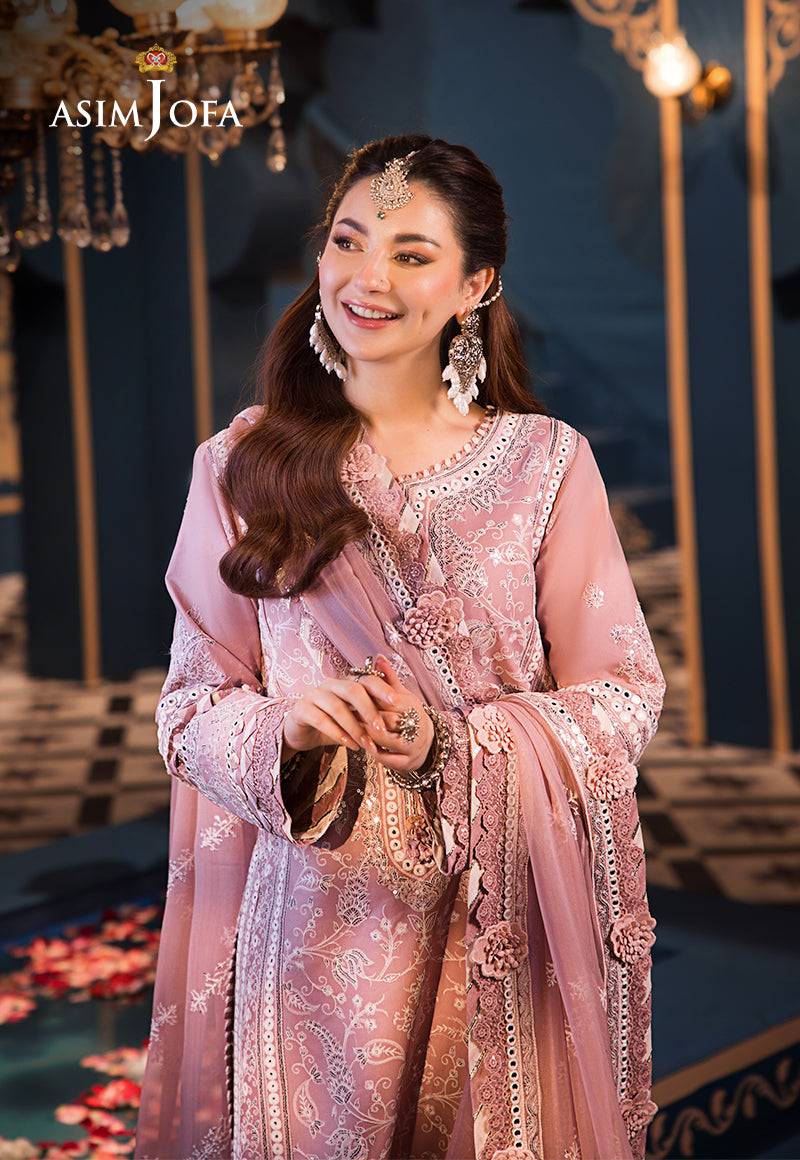 Asim Jofa | Fasana e Ishq Eid Luxury Lawn | AJFI-02 - Pakistani Designer Dress - by Asim Jofa | Type: Luxury - 100% Original at Saira Sultan