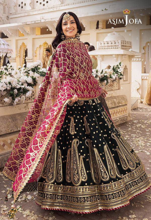 Asim Jofa | Shehnai Festive Collection | AJSH-11 - Pakistani Designer Dress - by Asim Jofa | Type: Bridal - 100% Original at Saira Sultan