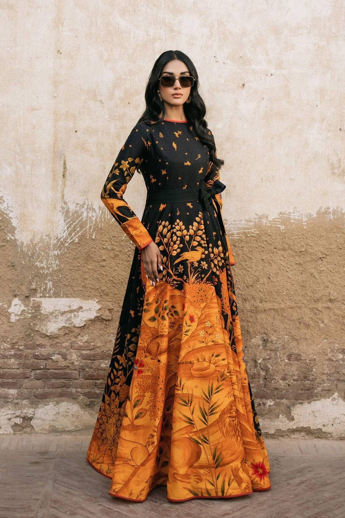 Fahad Hussayn | Lawn Banger | Baburnama - Pakistani Designer Dress - by Fahad Hussayn | Type: Ladies Clothes - 100% Original at Saira Sultan