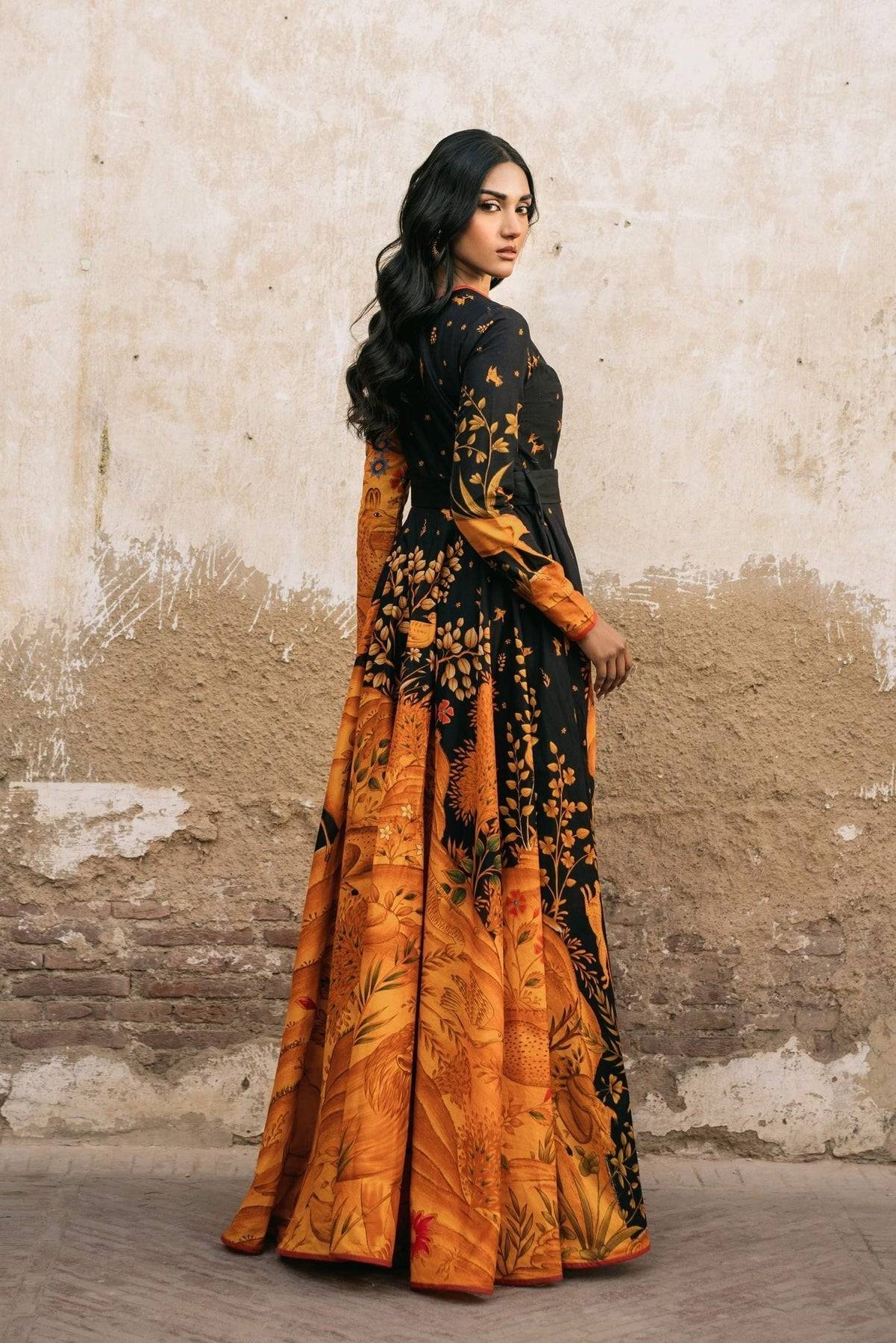 Fahad Hussayn | Lawn Banger | Baburnama - Pakistani Designer Dress - by Fahad Hussayn | Type: Ladies Clothes - 100% Original at Saira Sultan