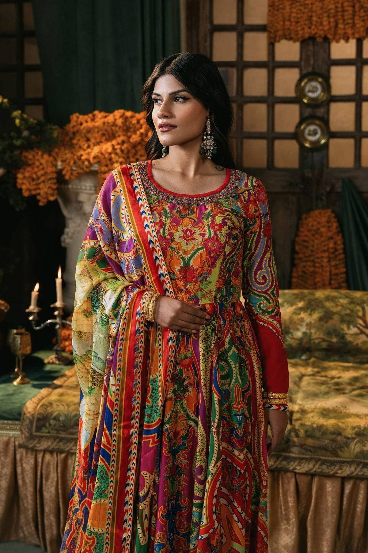 Fahad Hussayn | Lawn Banger | Bali Pal - Pakistani Designer Dress - by Fahad Hussayn | Type: Ladies Clothes - 100% Original at Saira Sultan