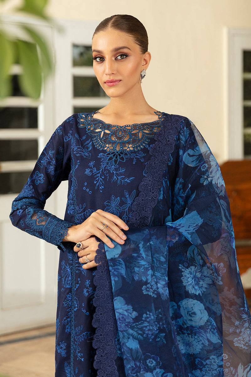 Baroque | Lawn Collection 24 | UF-380 - Pakistani Designer Dress - by Baroque | Type: Luxury - 100% Original at Saira Sultan