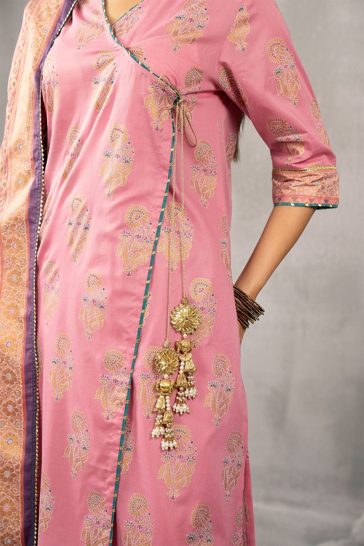 Kayseria | Winter Khaddar 24 | Banasi M Pink Cotton Lawn