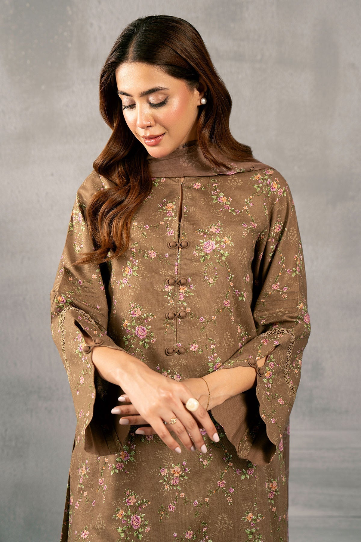 Kayseria | Winter Khaddar 24 | C6029 M Brown Khaddar