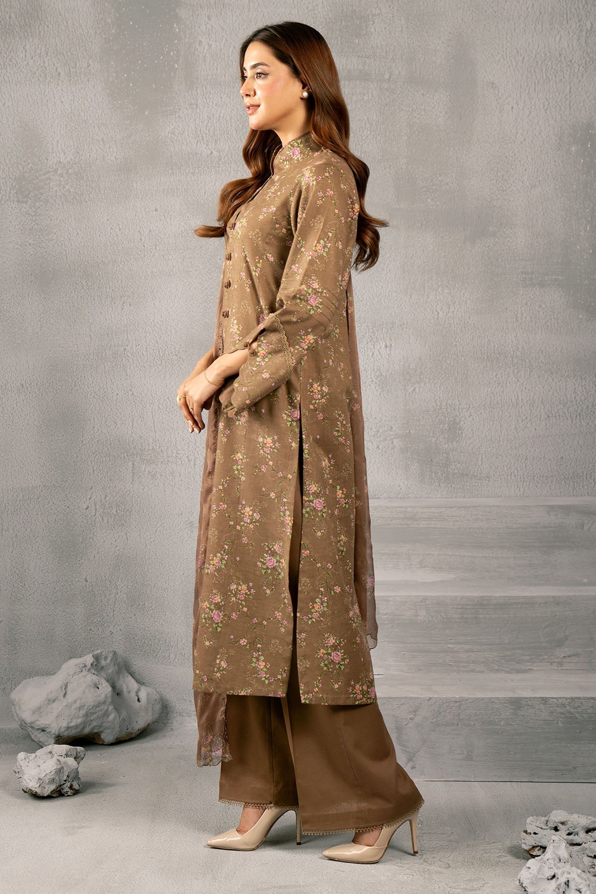 Kayseria | Winter Khaddar 24 | C6029 L Brown Khaddar