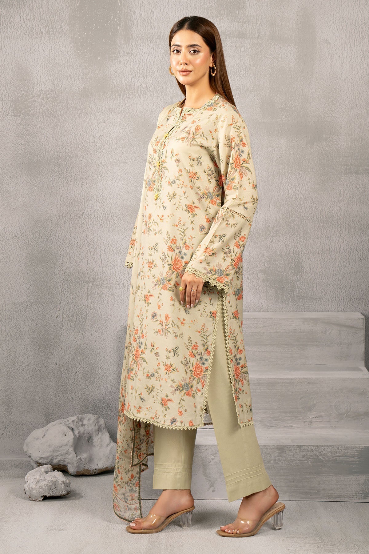 Kayseria | Winter Khaddar 24 | C6078 L Sand Viscose Karandi