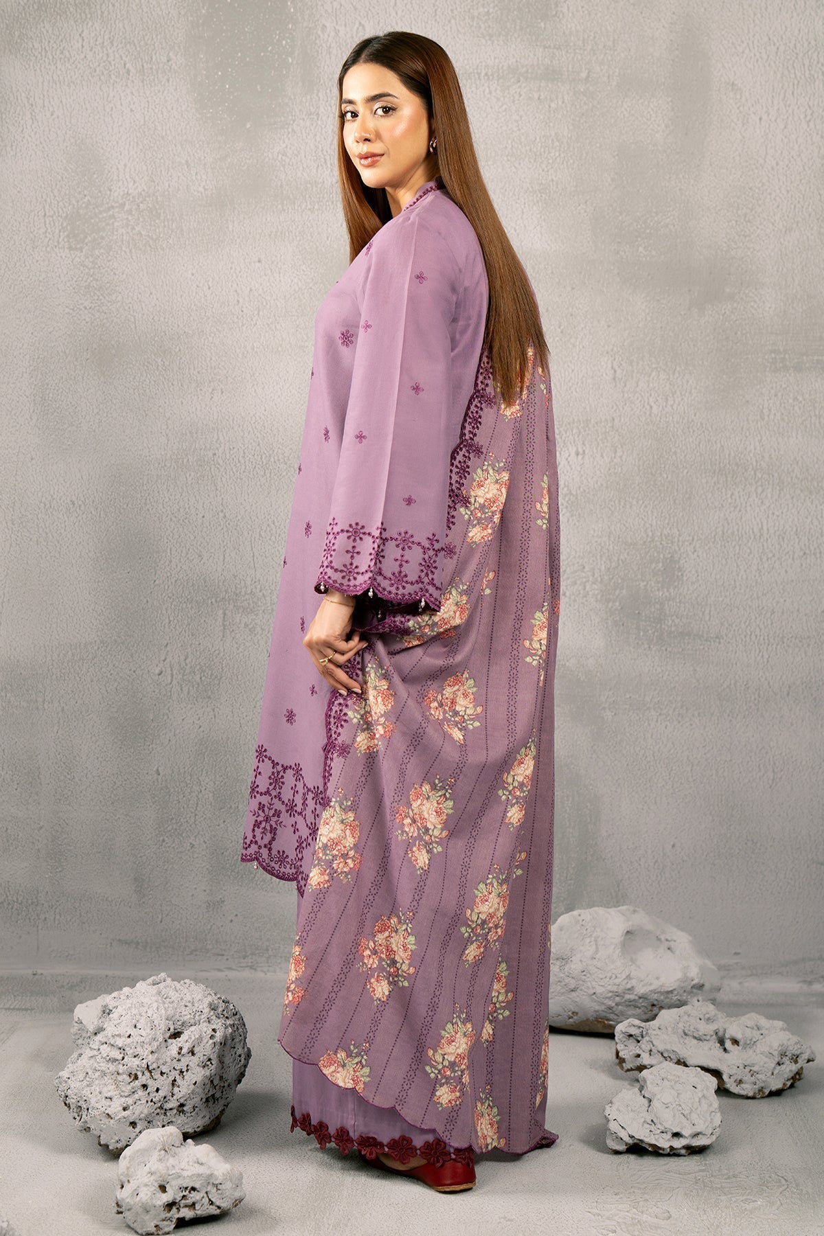 Kayseria | Winter Khaddar 24 | C6039-1 S Lavender Khaddar