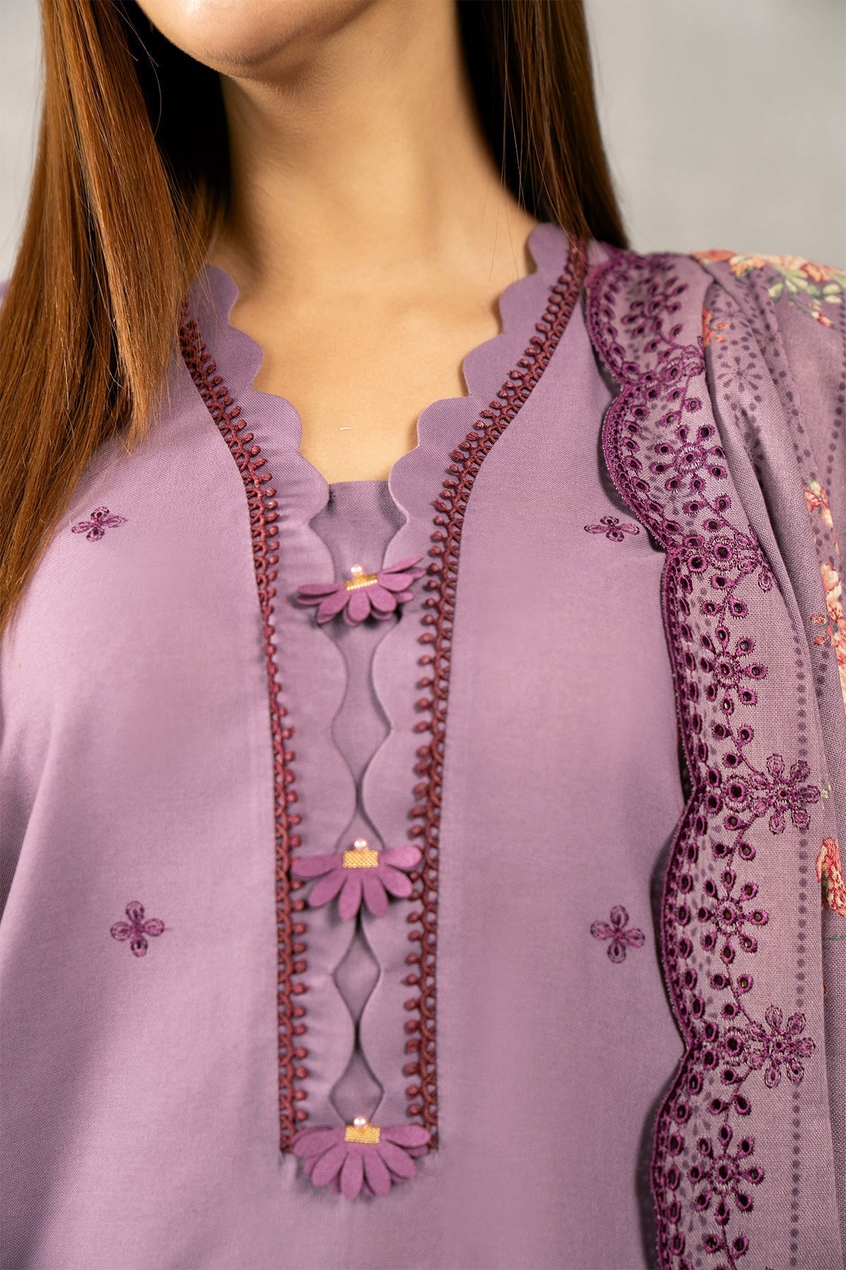 Kayseria | Winter Khaddar 24 | C6039-1 M Lavender Khaddar