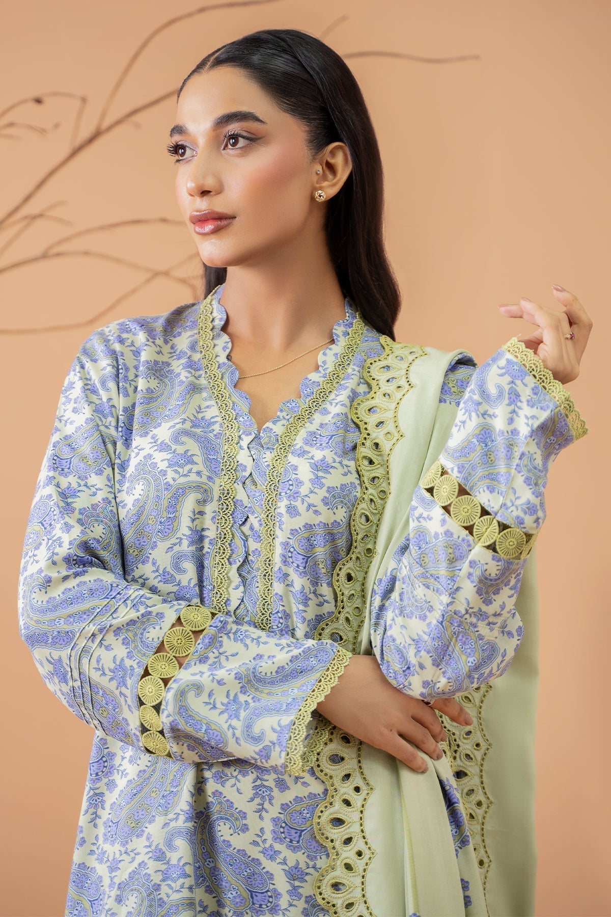 Kayseria | Winter Khaddar 24 | C6072-2 M Sky Blue Linen