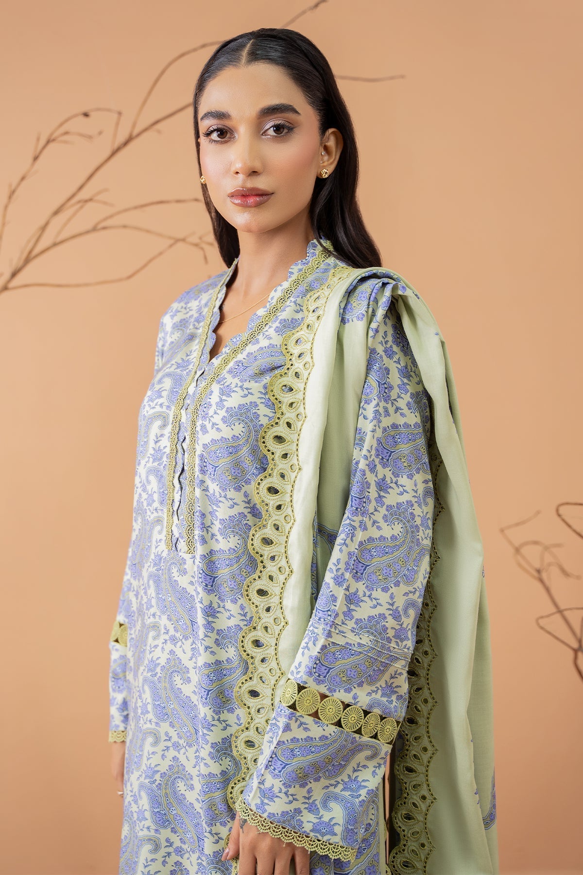 Kayseria | Winter Khaddar 24 | C6072-2 L Sky Blue Linen