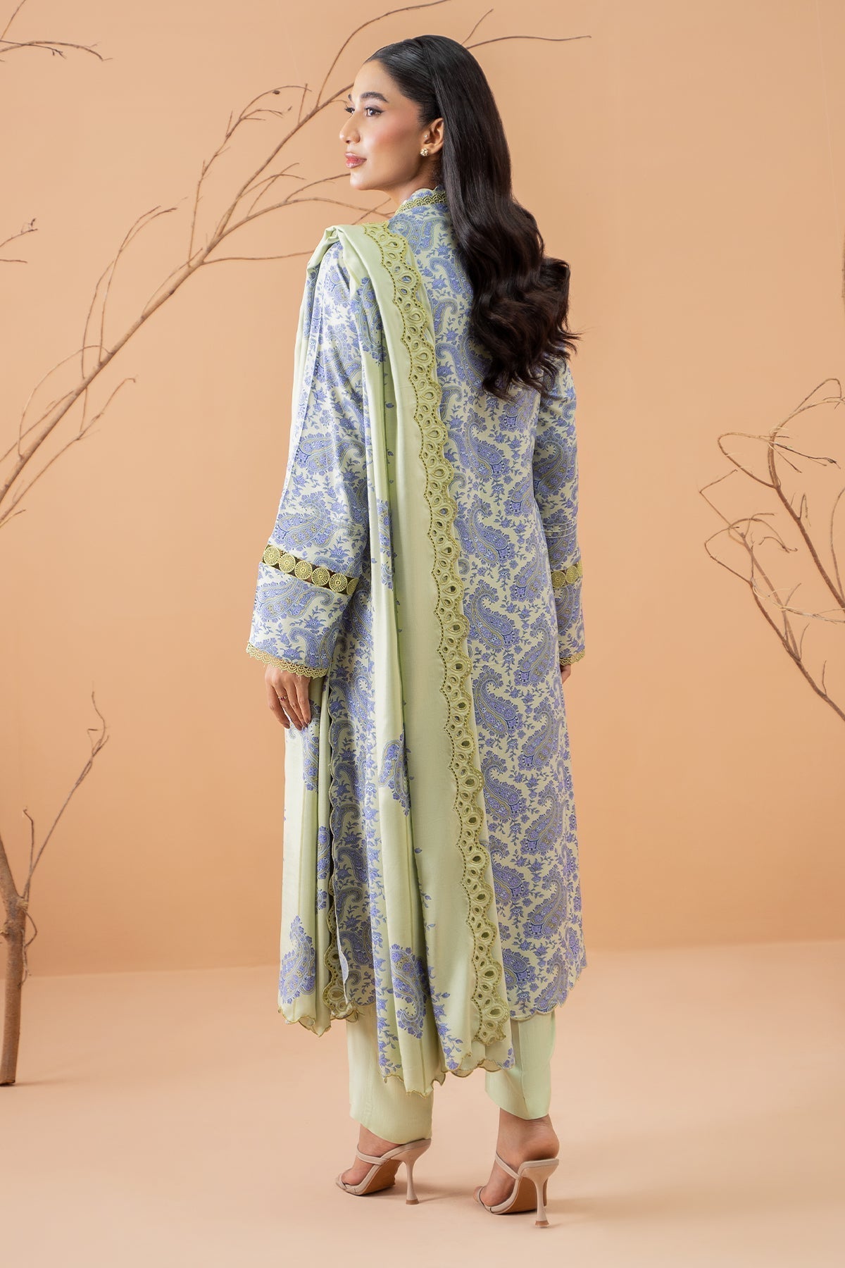 Kayseria | Winter Khaddar 24 | C6072-2 S Sky Blue Linen
