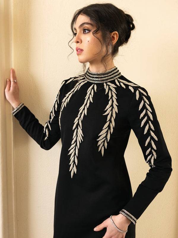 Caia | Mahiri Luxury Edit24 | VIVACIE (BLACK) - Pakistani Designer Dress - by Caia | Type: Luxury - 100% Original at Saira Sultan