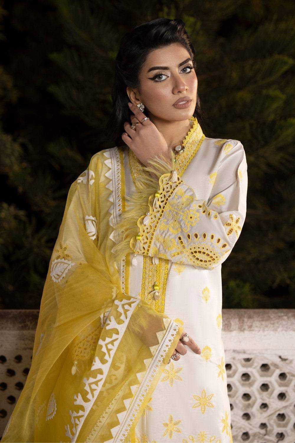 Ittehad | Embroidered Lawn | I-11 - Pakistani Designer Dress - by Ittehad | Type: Luxury - 100% Original at Saira Sultan
