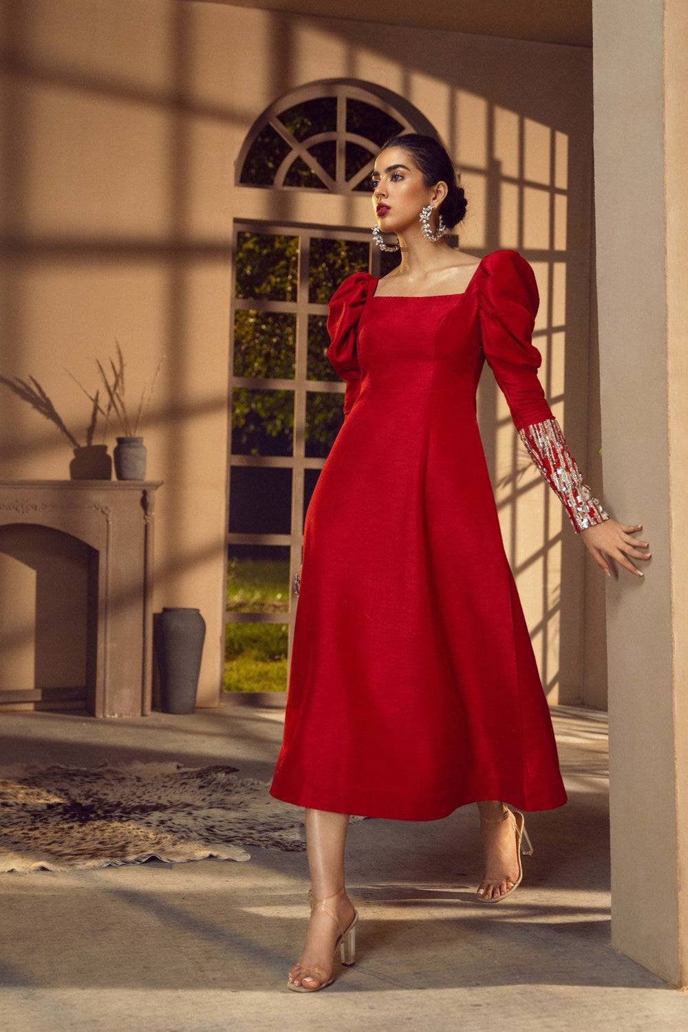 Caia | Pret Collection | CERISE - Pakistani Designer Dress - by Caia | Type: Formal - 100% Original at Saira Sultan