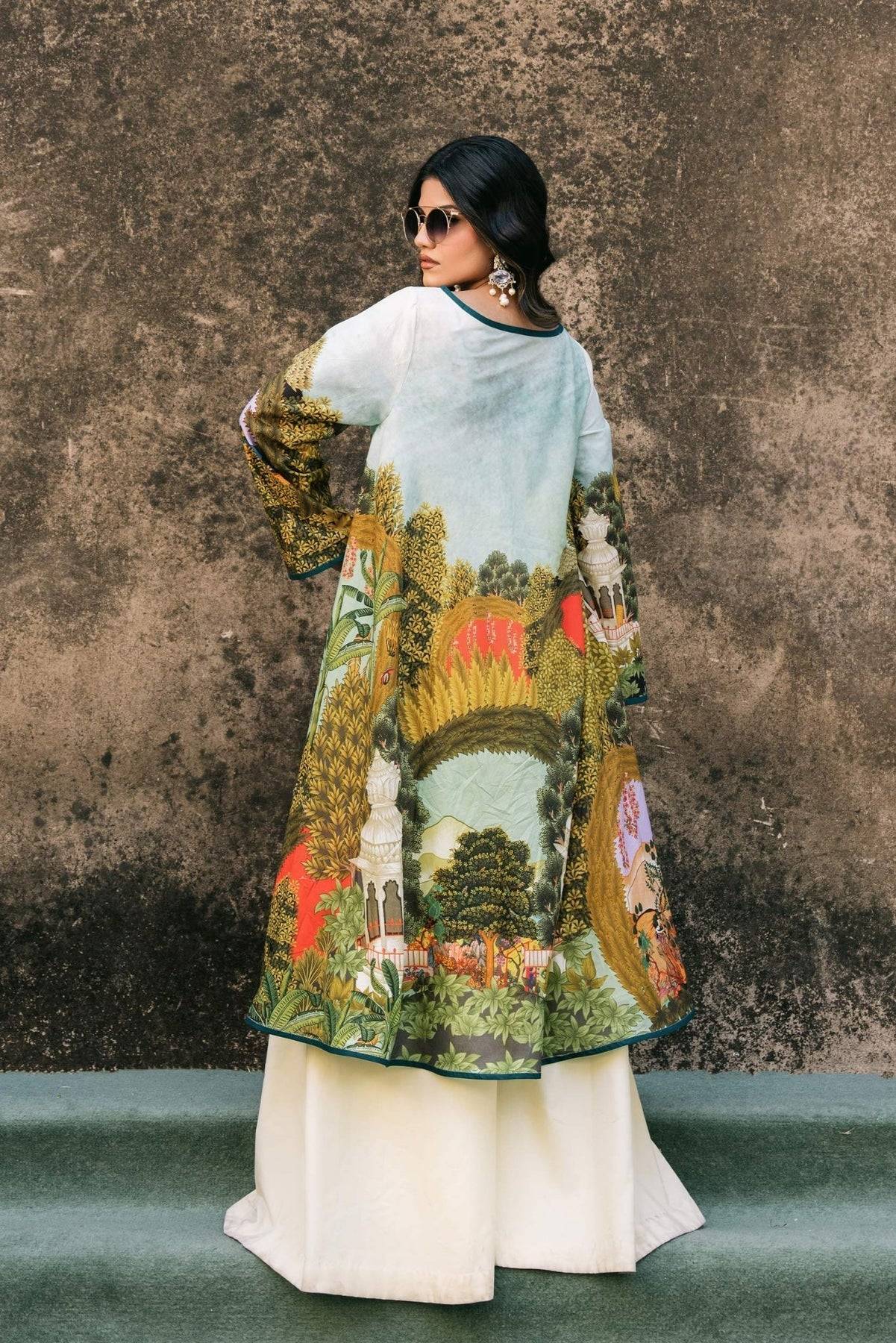 Fahad Hussayn | Lawn Banger | Chagatai - Pakistani Designer Dress - by Fahad Hussayn | Type: Ladies Clothes - 100% Original at Saira Sultan