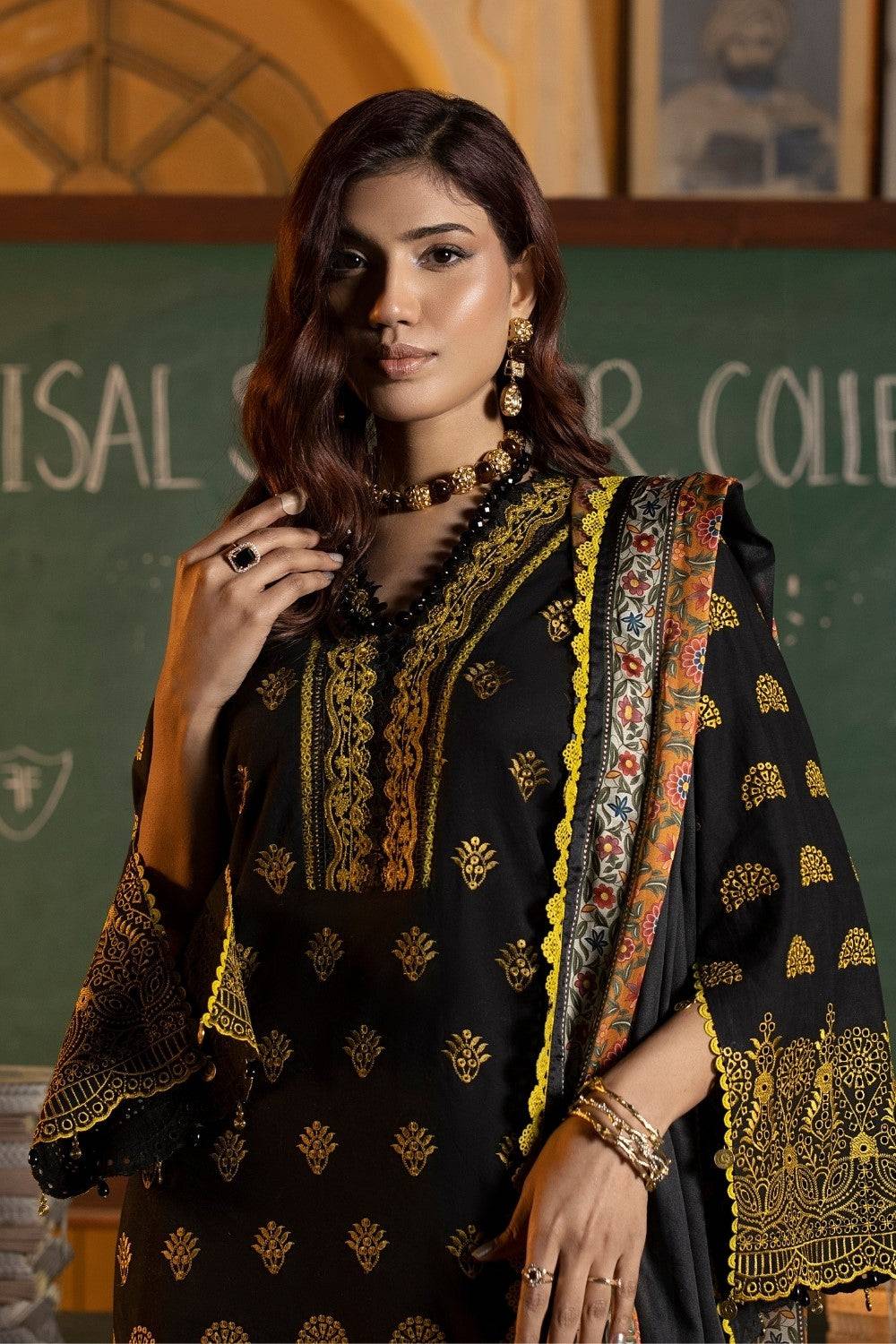 Ittehad | Embroidered Lawn | I-12 - Pakistani Designer Dress - by Ittehad | Type: Luxury - 100% Original at Saira Sultan