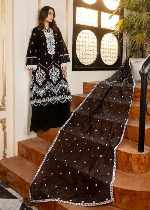 Meem | Anaya 25 | PITCH BLACK - Pakistani Designer Dress - by Meem | Type: Ladies Clothes - 100% Original at Saira Sultan