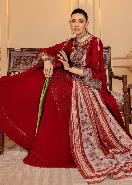Meem | Anaya 25 | ROYAL RED - Pakistani Designer Dress - by Meem | Type: Ladies Clothes - 100% Original at Saira Sultan