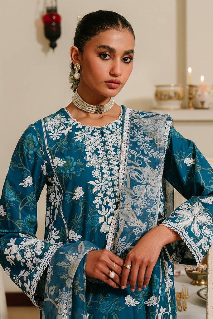 Cross Stitch | Eid Lawn 24 | ICE BLOOM - Pakistani Designer Dress - by Cross Stitch | Type: Luxury - 100% Original at Saira Sultan