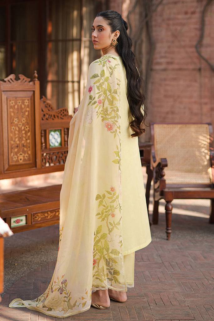 Cross Stitch | Eid Lawn 24 | SAPID FOLIATE - Pakistani Designer Dress - by Cross Stitch | Type: Luxury - 100% Original at Saira Sultan