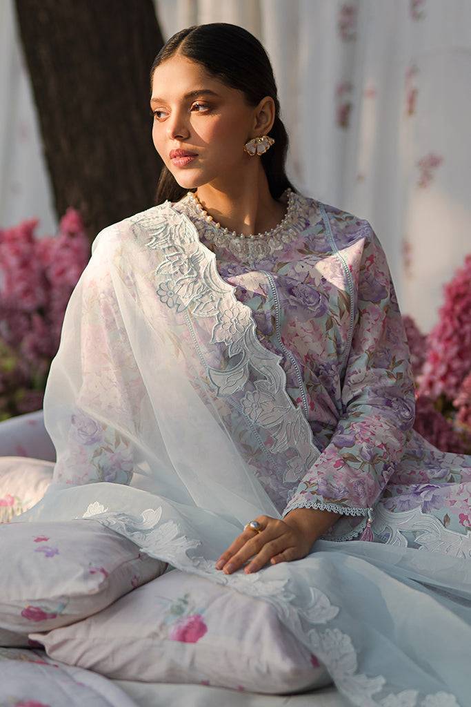 Cross Stitch | Eid Lawn 24 | TENDER BREEZE - Pakistani Designer Dress - by Cross Stitch | Type: Luxury - 100% Original at Saira Sultan