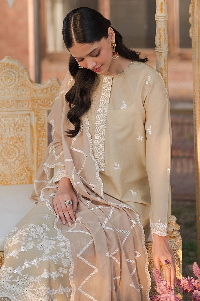 Cross Stitch | Eid Lawn 24 | PALE GREEN - Pakistani Designer Dress - by Cross Stitch | Type: Luxury - 100% Original at Saira Sultan