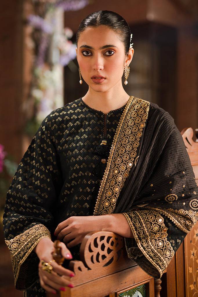 Cross Stitch | Eid Lawn 24 | AURIC GILD - Pakistani Designer Dress - by Cross Stitch | Type: Luxury - 100% Original at Saira Sultan