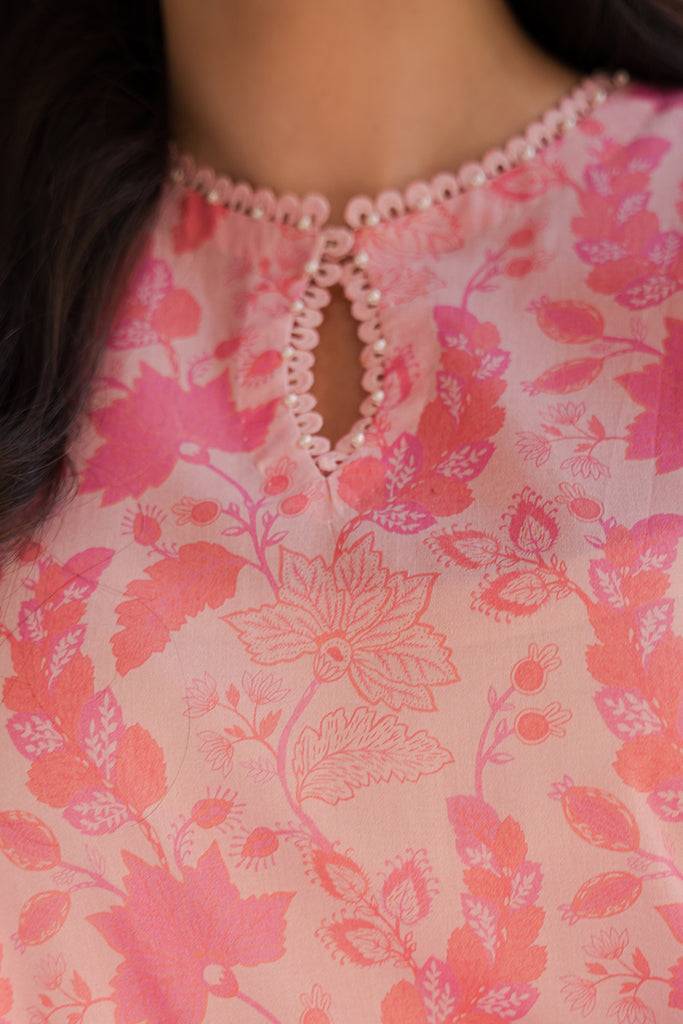 Cross Stitch | Eid Lawn 24 | ROSE GLINT - Pakistani Designer Dress - by Cross Stitch | Type: Luxury - 100% Original at Saira Sultan